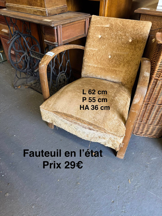 Fauteuil en l’état 058790