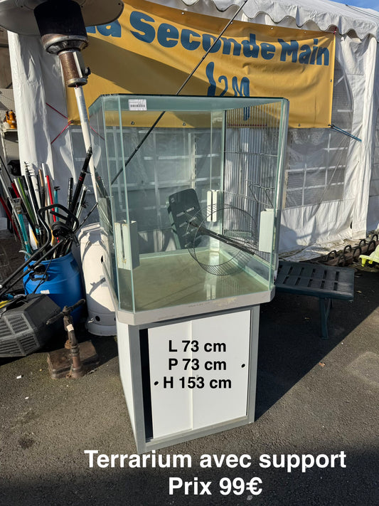 Terrarium avec support 057886