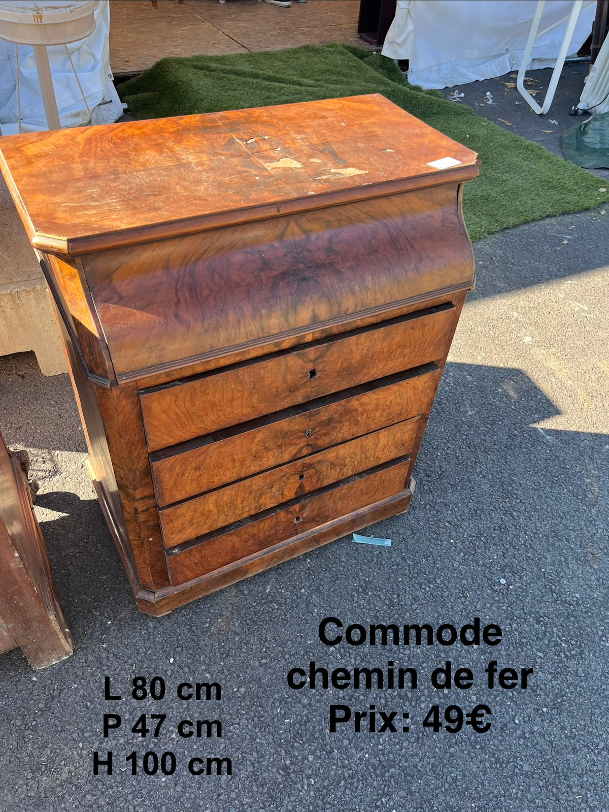 Commode chemin de fer 067625