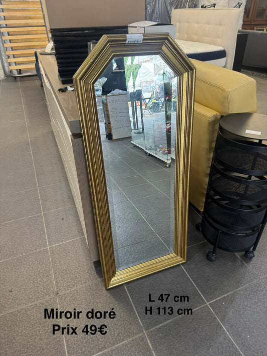 Miroir doré 065373