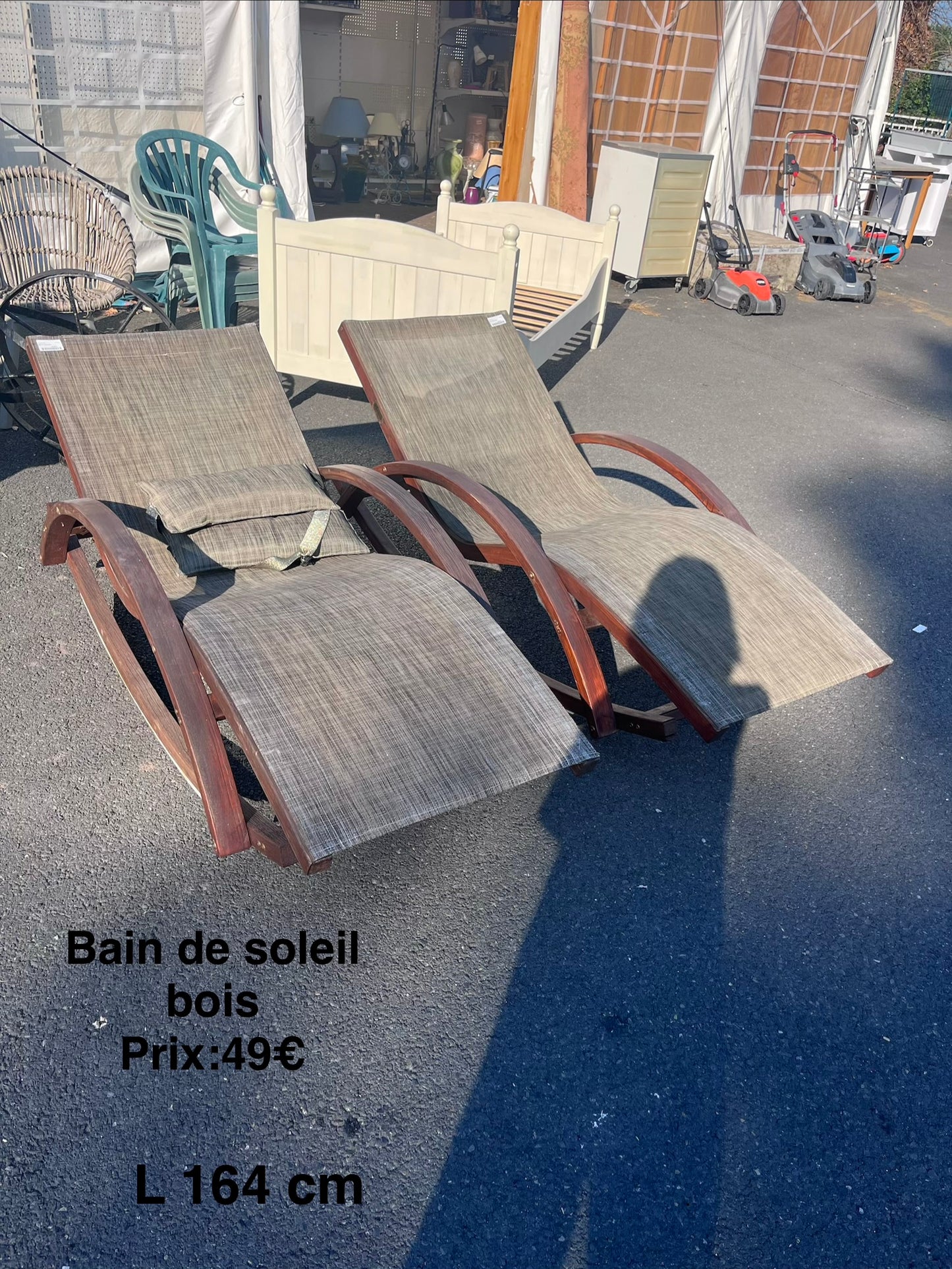 Bain de soleil bois 066655