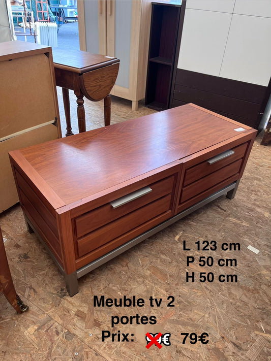 Meuble TV 2 portes 067526