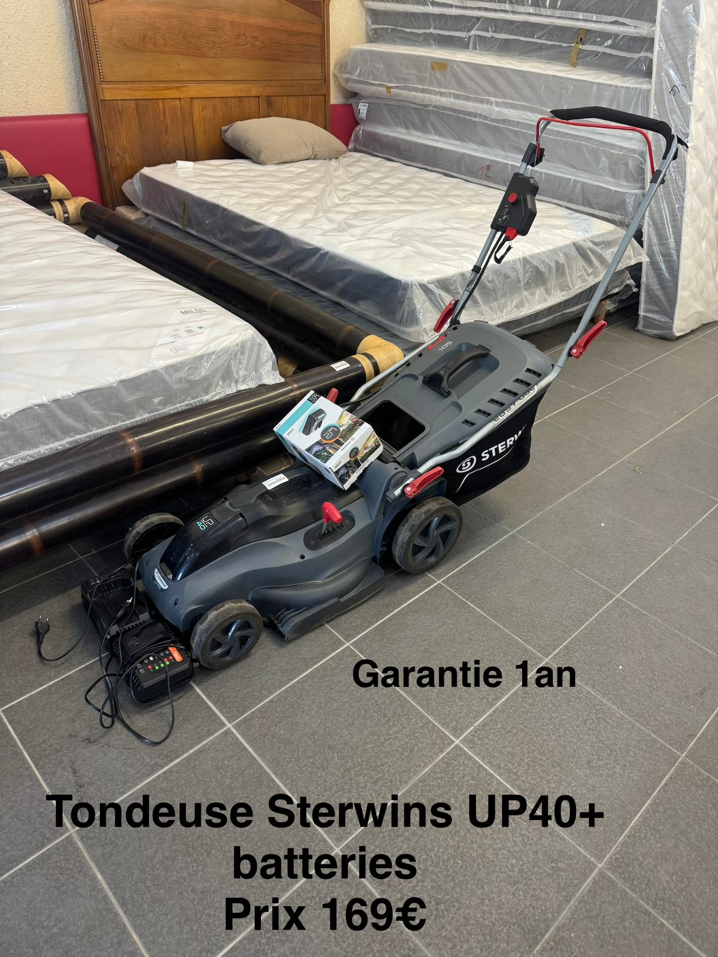 Tondeuse sterwins up40 + batterie 063688
