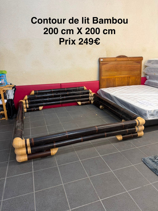 Contour de lit Bambou 200 cm X 200 cm 062707