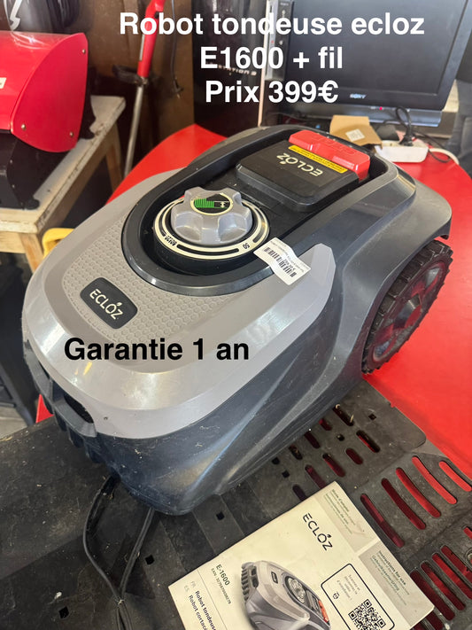 Robot tondeuse Ecloz E1600 + fil 058086