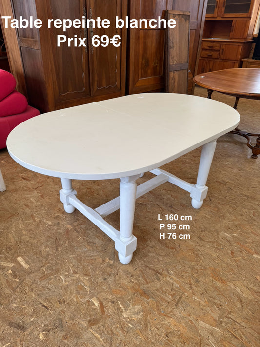 Table repeinte blanche 048440