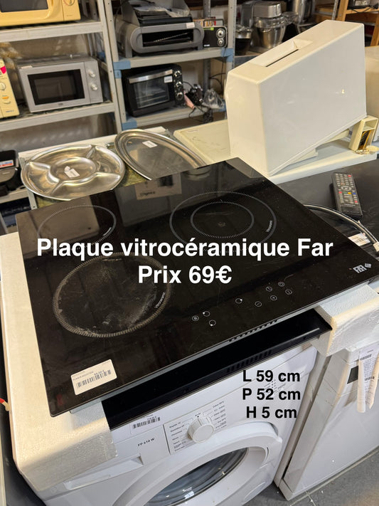 Plaque vitrocéramique Far 056450