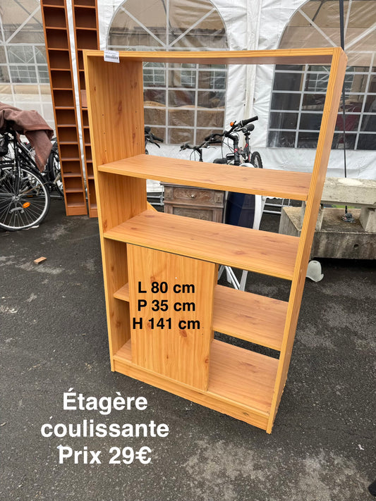 Étagère porte coulissante 058256