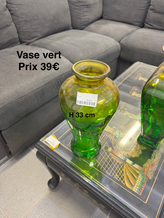 Vase vert 050277