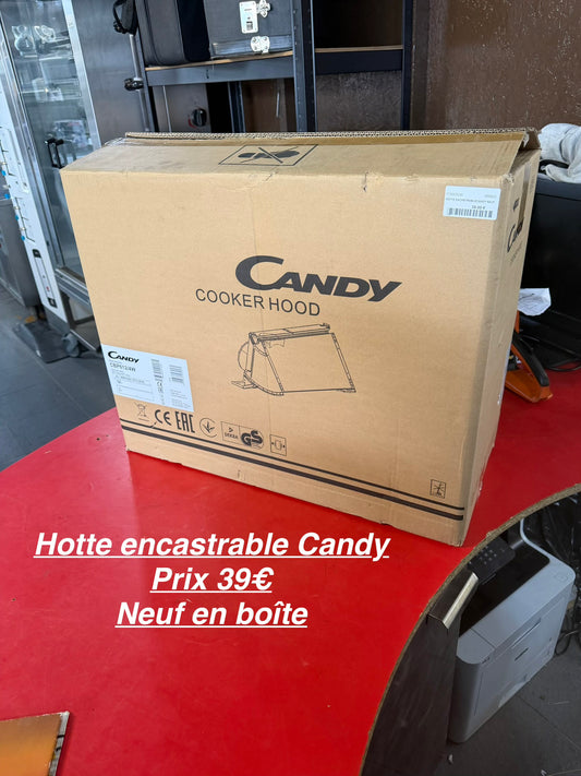 Hotte encastrable Candy neuf en boîte 066822