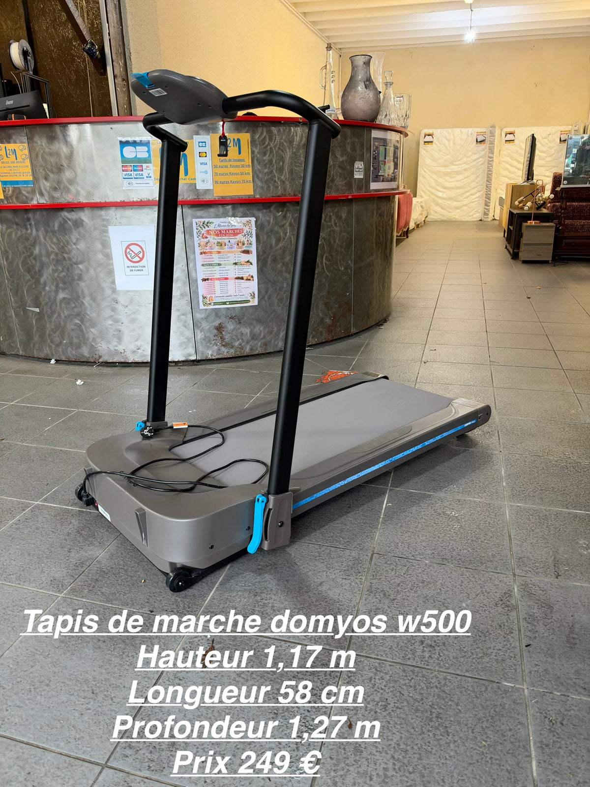 Tapis de marche domyos w500 069683