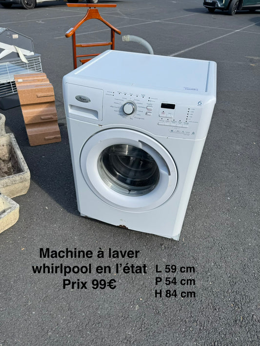 Machine à laver Whirlpool en l’état 068875