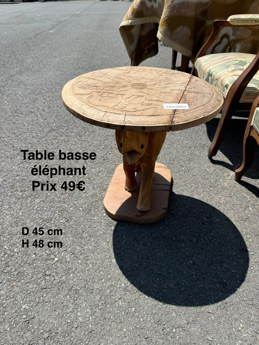 Table basse éléphant 065009