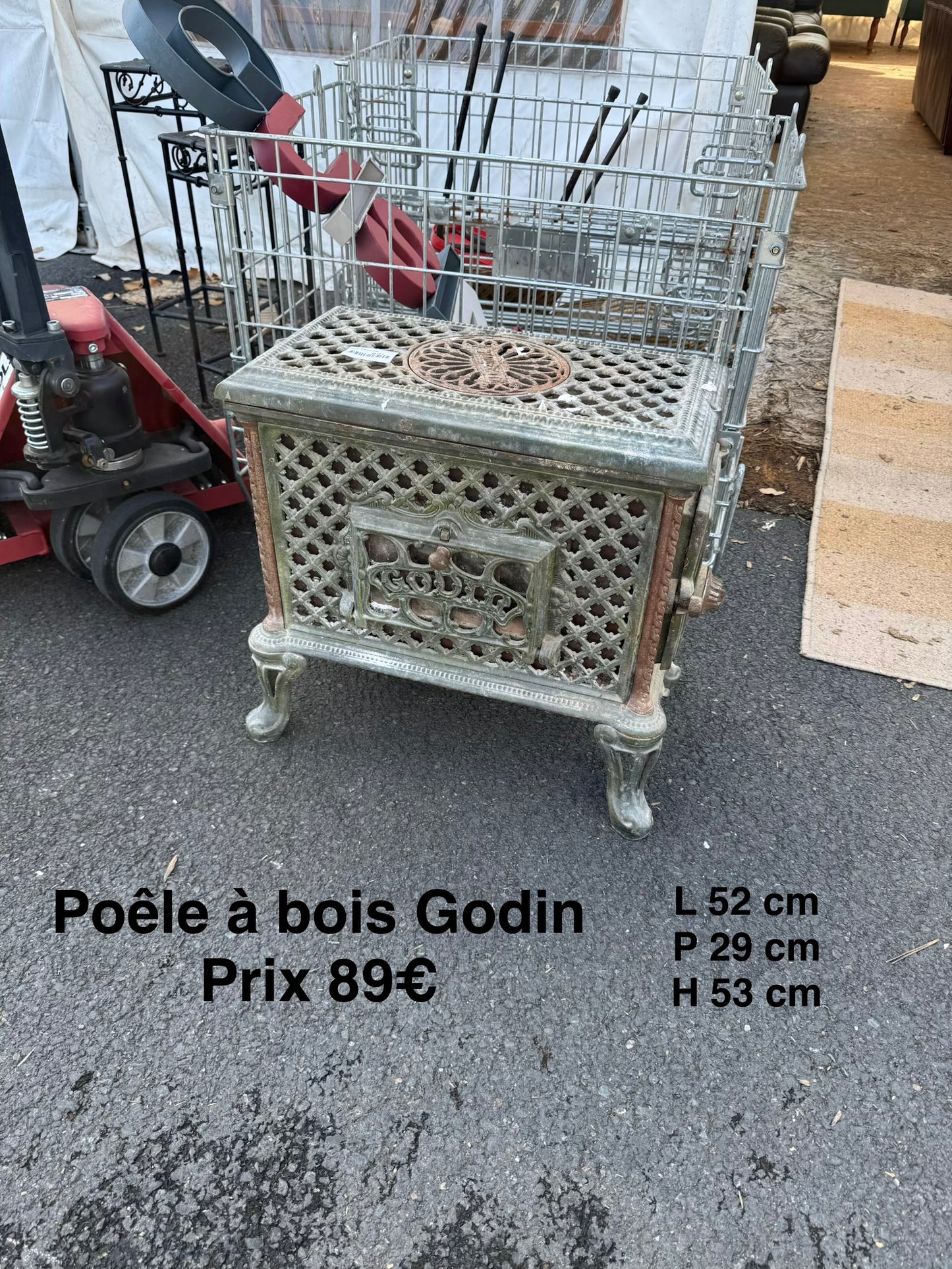 Poêle à bois Godin 061972
