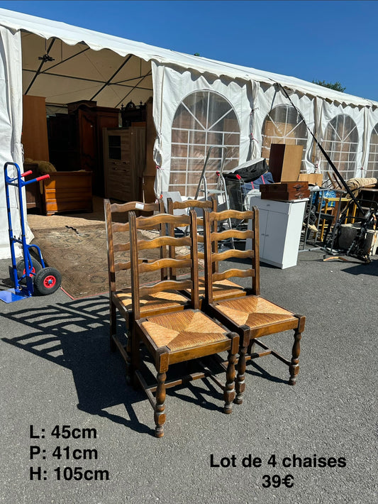 Lot de 4 chaises 064160