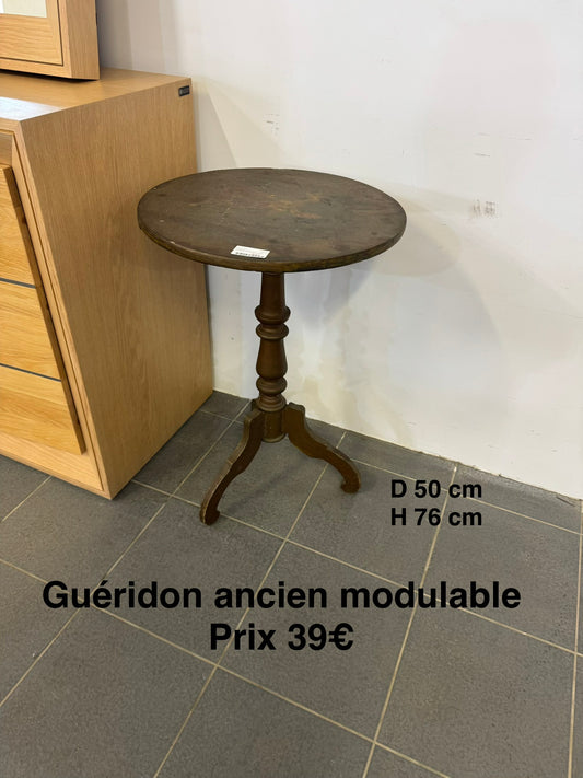 Guéridon ancien modulable 063124