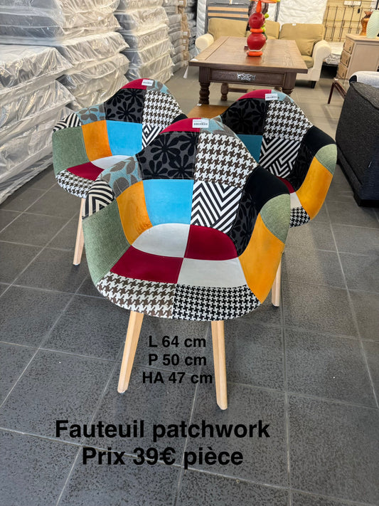 Fauteuil patchwork 057436