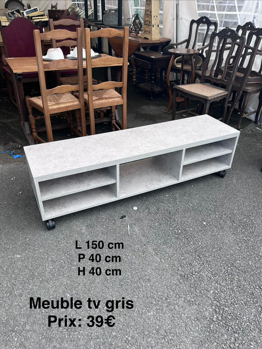 Meuble tv gris 067035