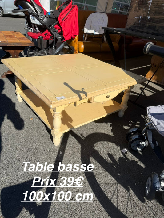Table basse blanche 068054