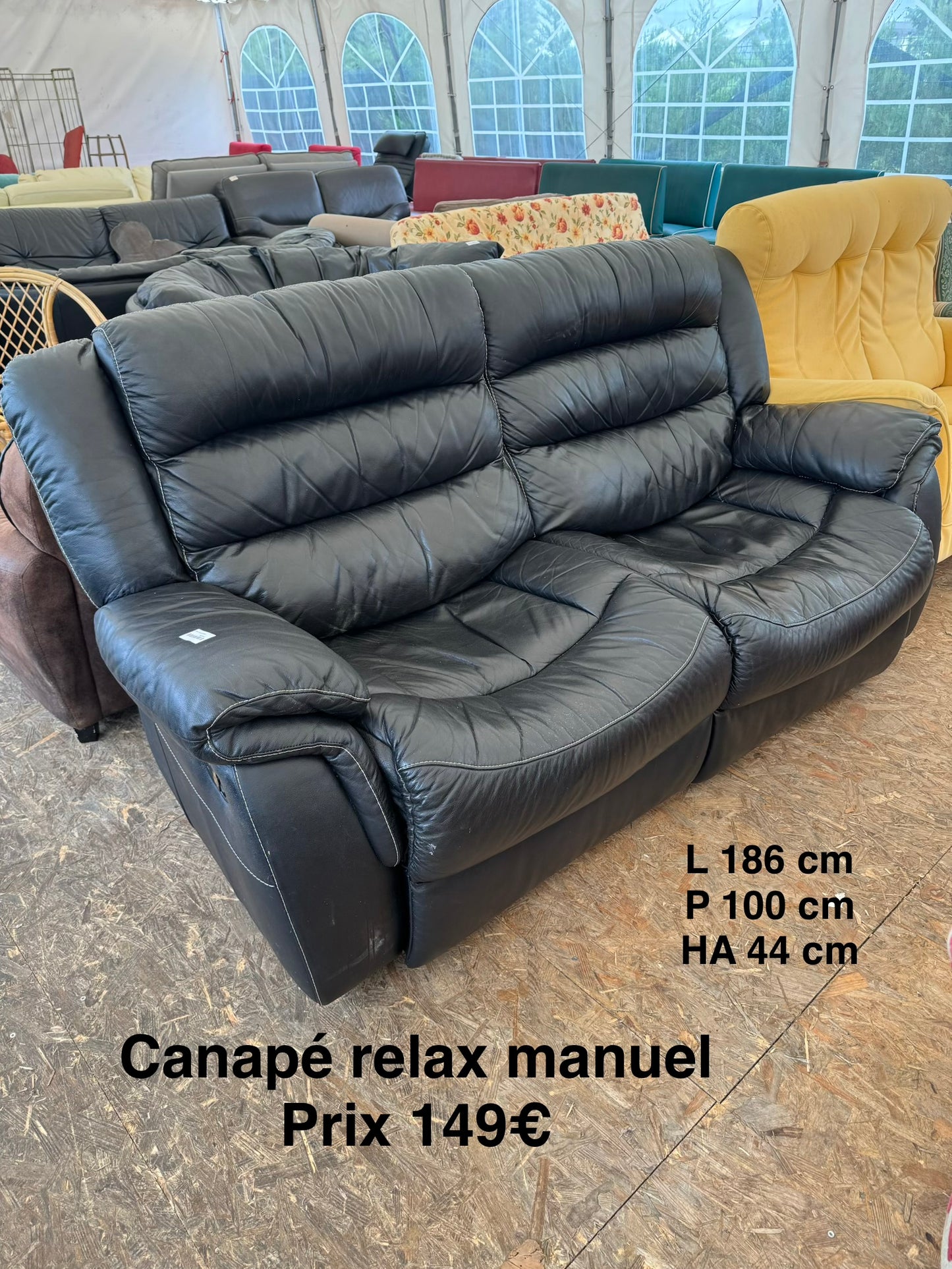 Canapé relax manuel 062576
