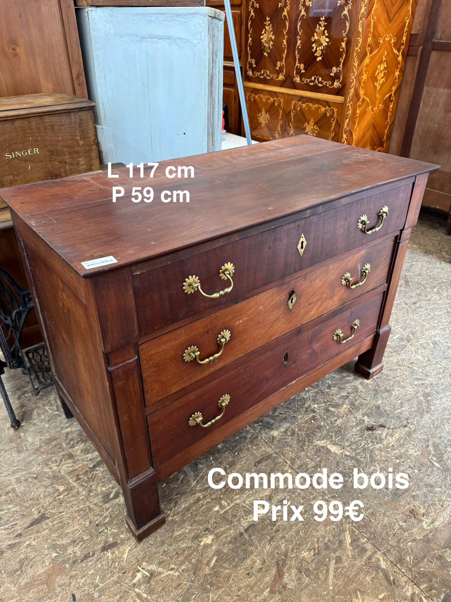 Commode bois 058421