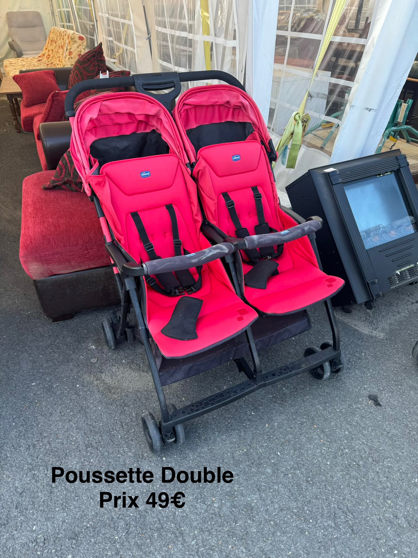 Poussette double 066840