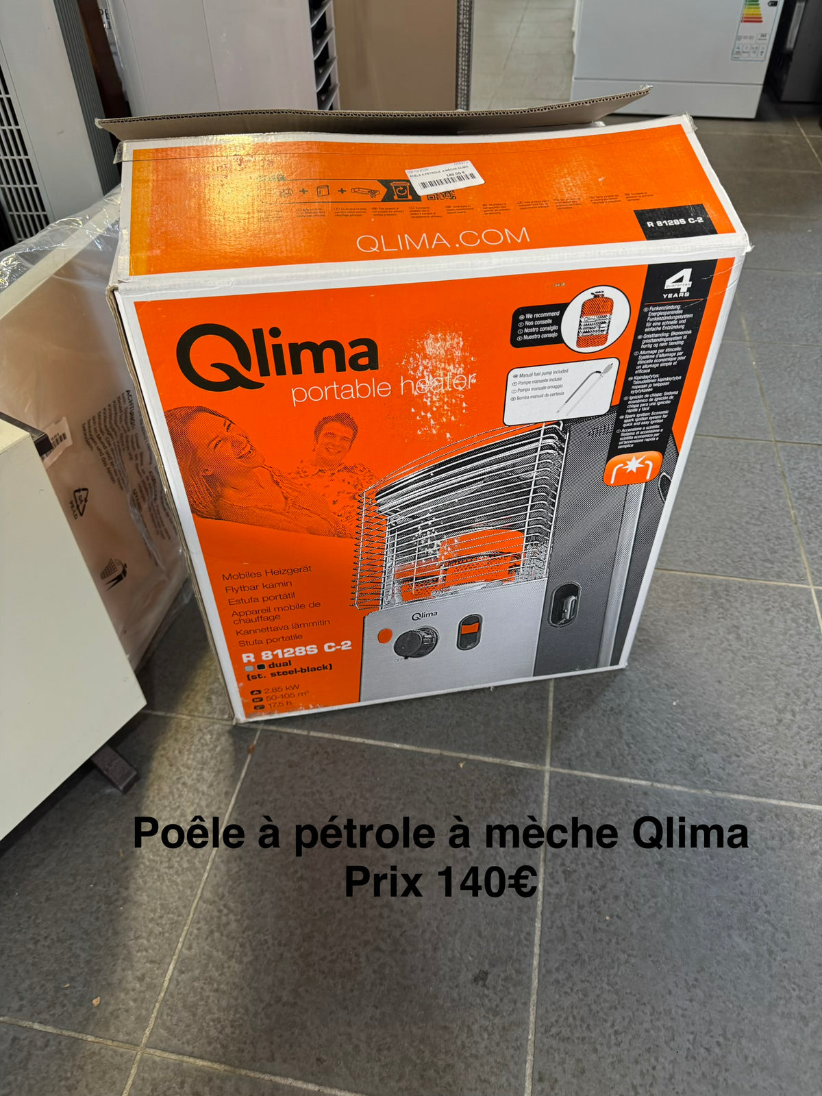 Poêle à pétrole à mèche Qlima 068972