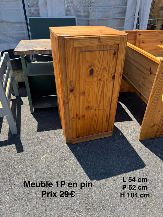 Meuble 1P en pin 064397