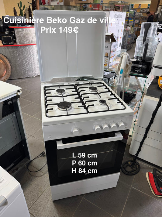 Cuisinière Beko Gaz de ville 056857