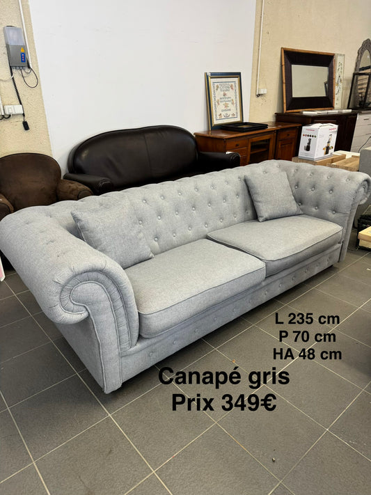 Canapé gris 060646