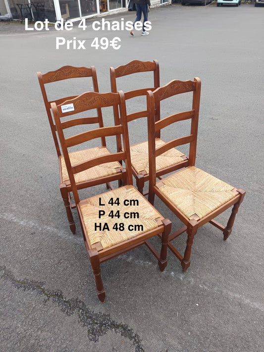 Lot de 4 chaises 057517