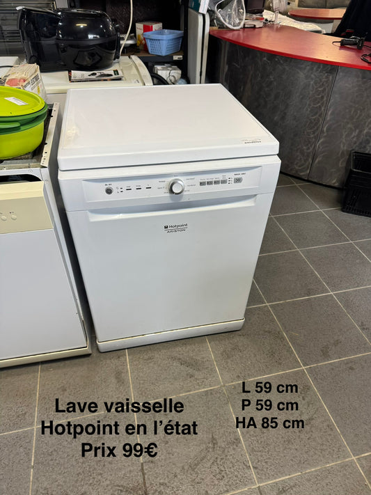 Lave vaisselle Hotpoint en l’état 067810