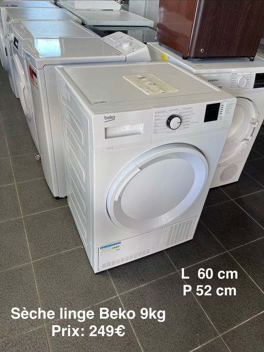 Sèche linge Beko 9kg 064065