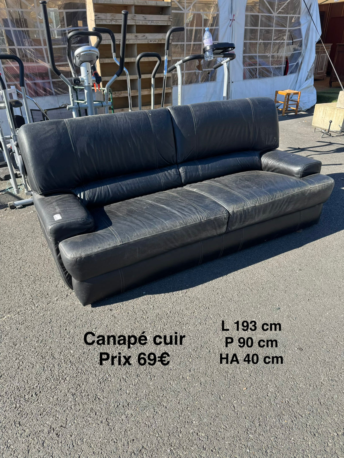 Canapé cuir 068666