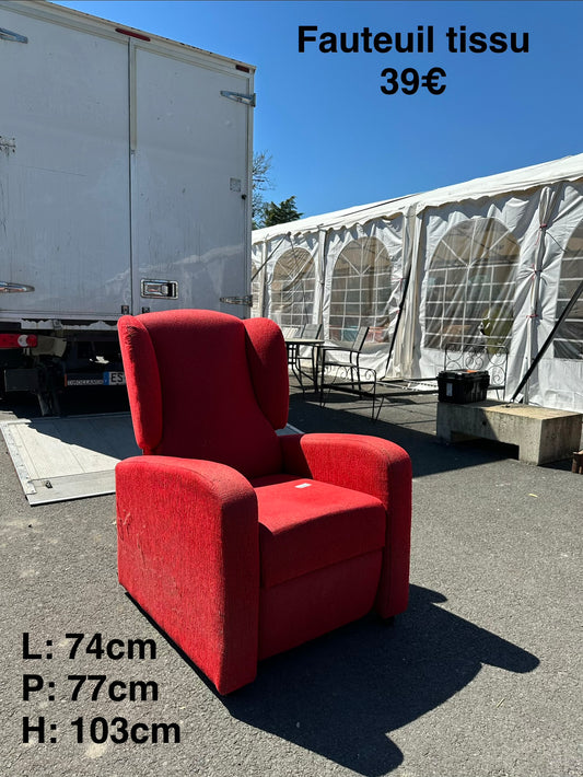 Fauteuil tissu