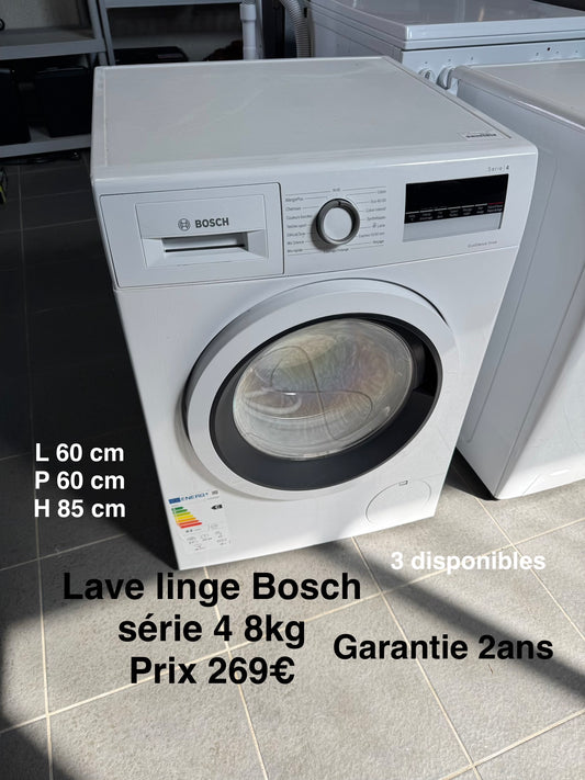 Lave linge Bosch série 4 8kg 059102