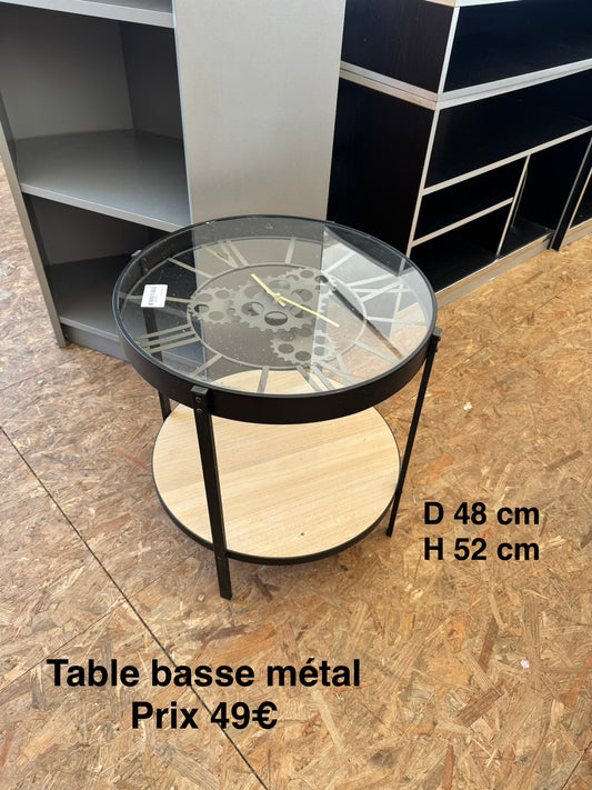 Table basse métal 062425