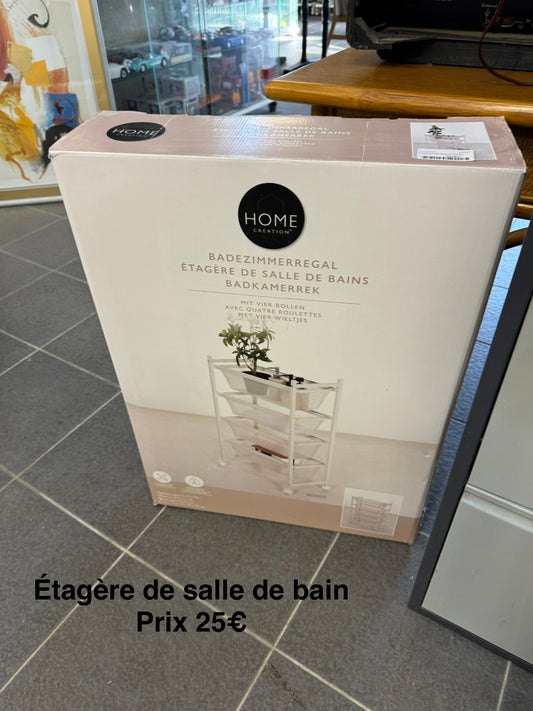 Étagère sur roulettes en boîte 068456