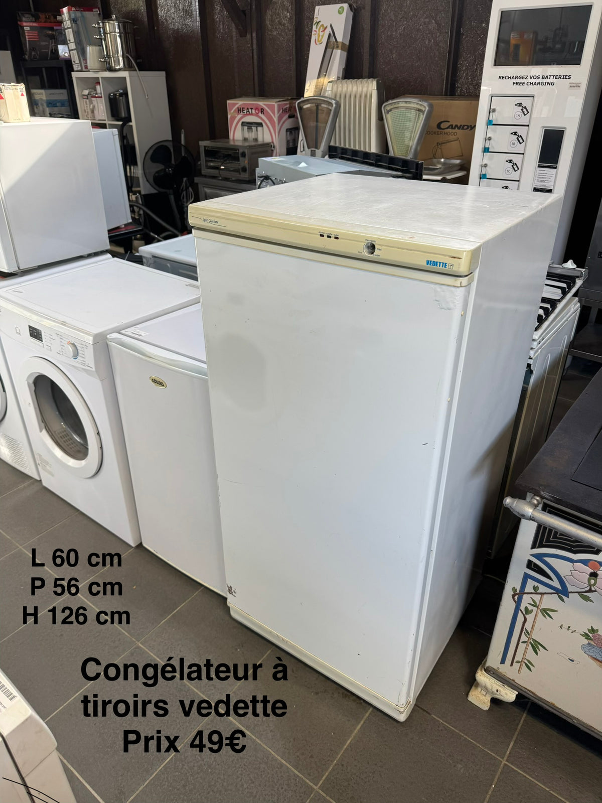 Congélateur à tiroirs vedette 068289