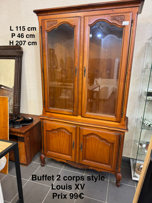 Meuble 2 corps style Louis XV 062995