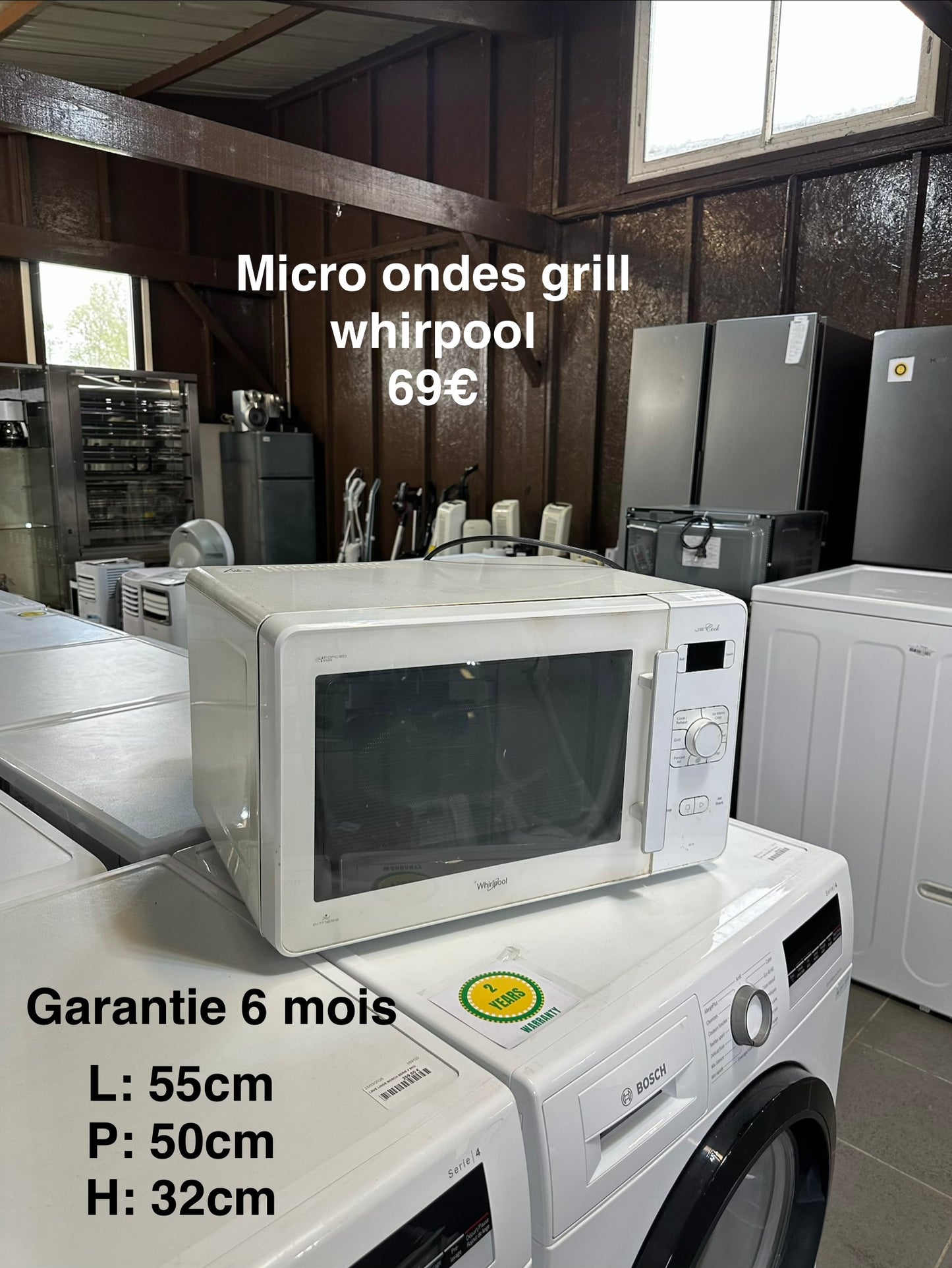 Micro ondes grill whirpool 060199