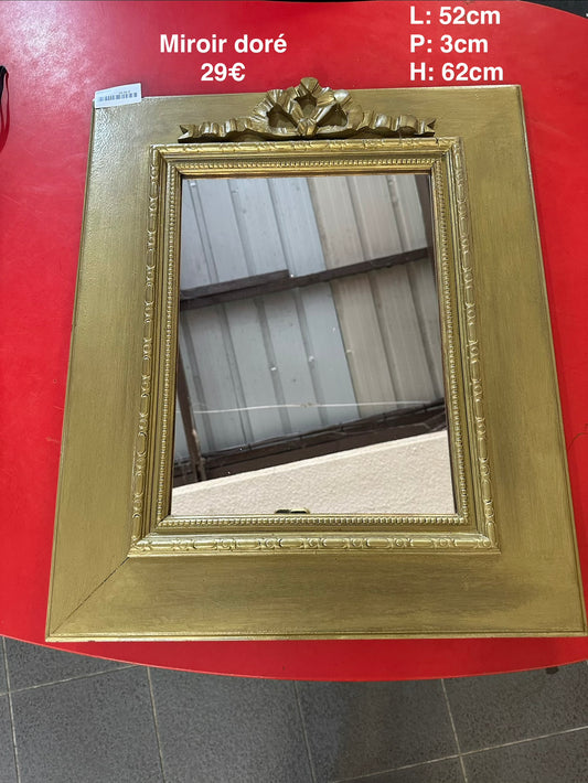 Miroir doré 061390