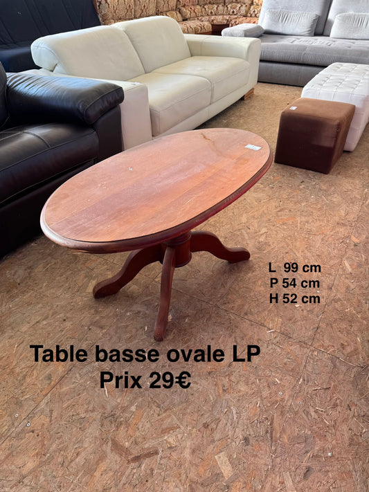 Table basse ovale LP 049650