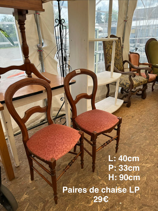 Paires de chaises LP 061387