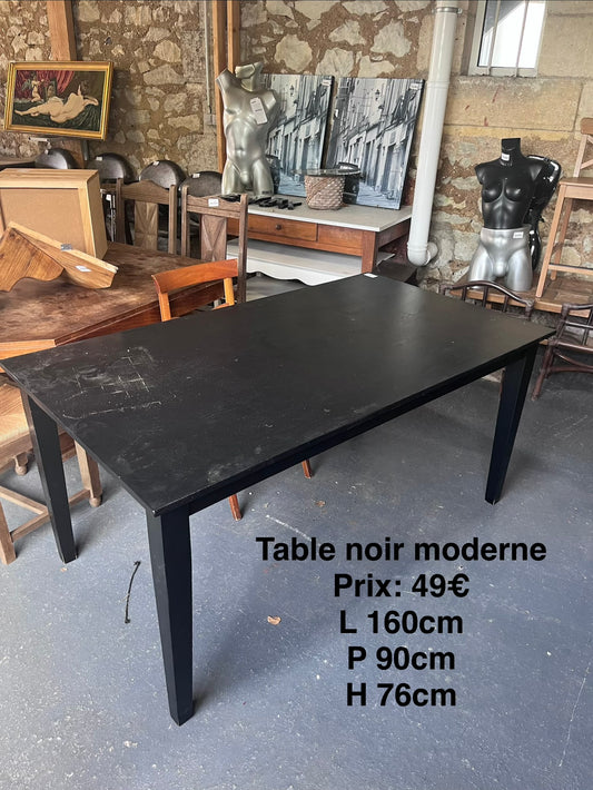 Table noir moderne 063691