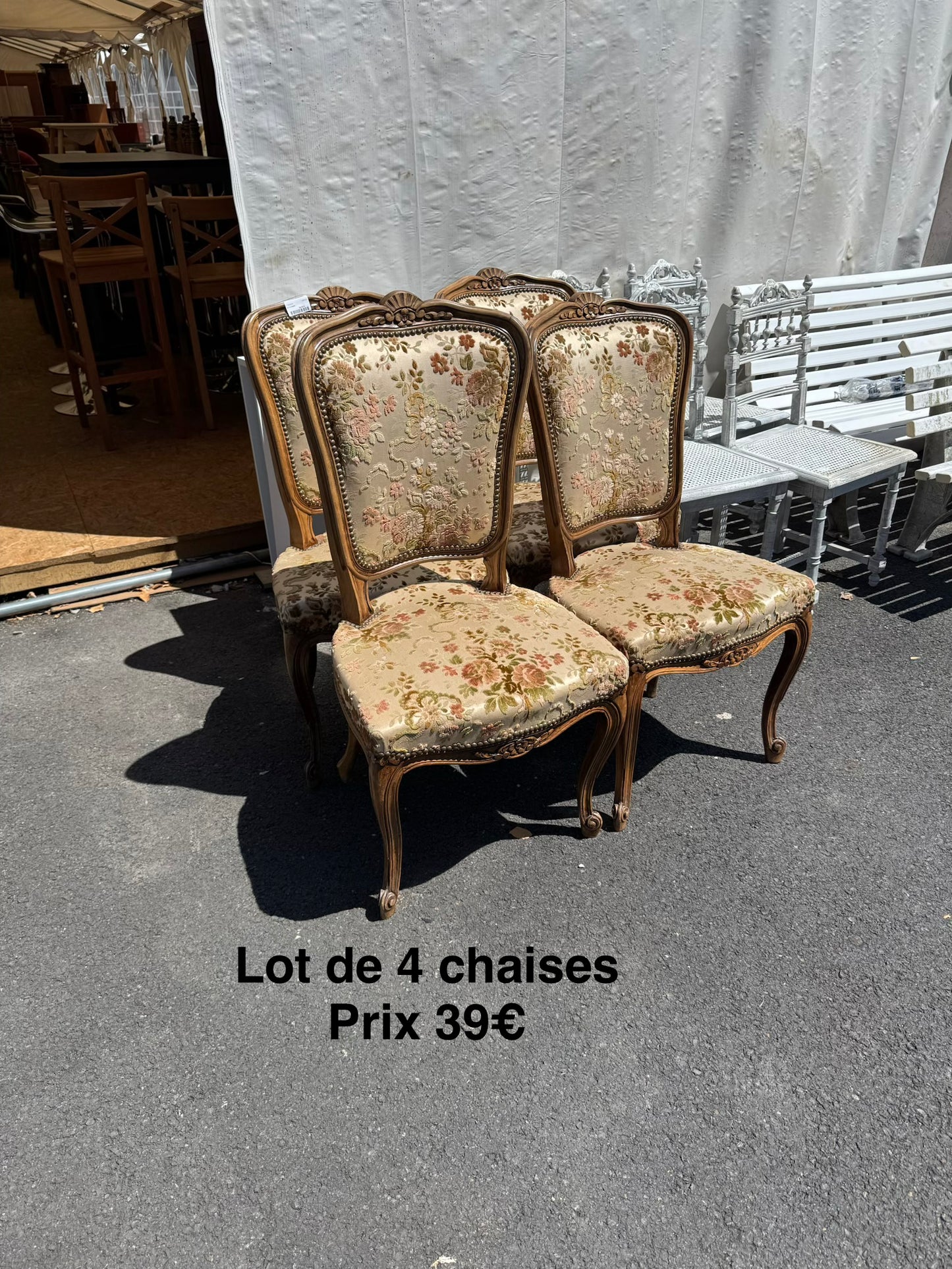 Lot de 4 chaises 066119