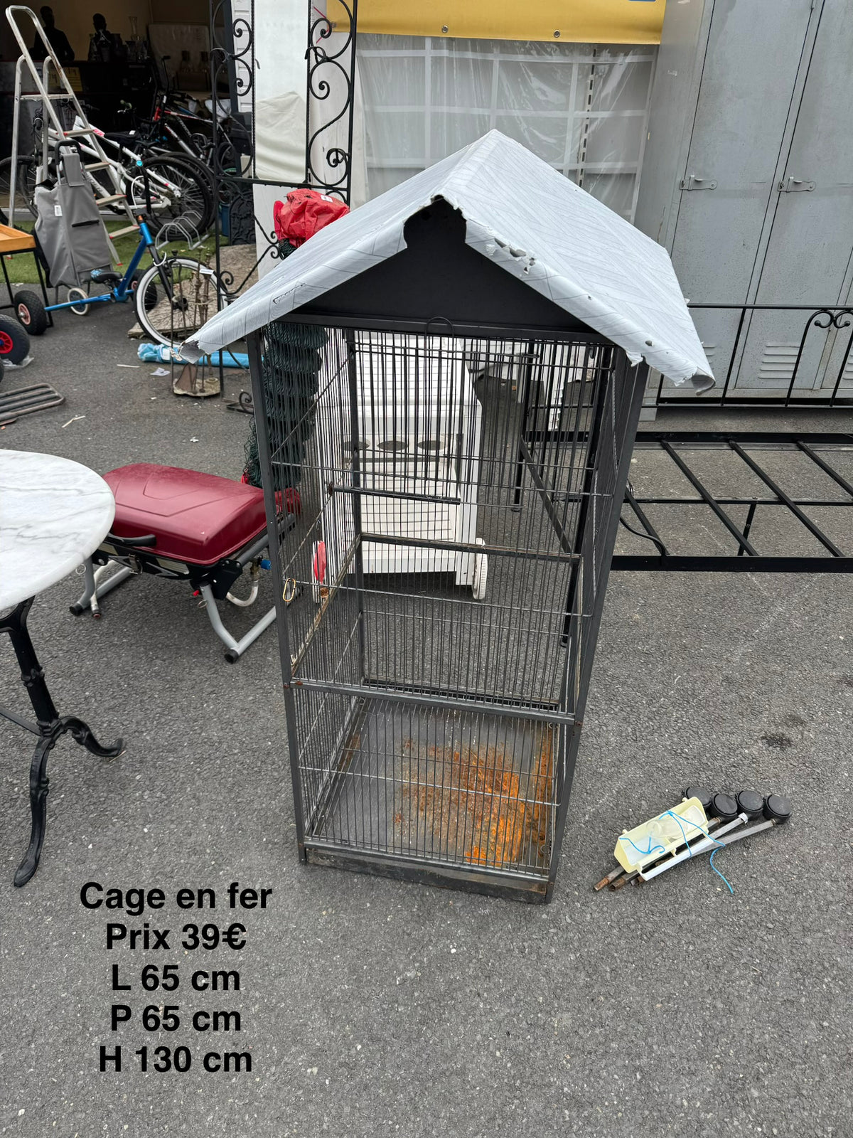 Cage en fer 069167