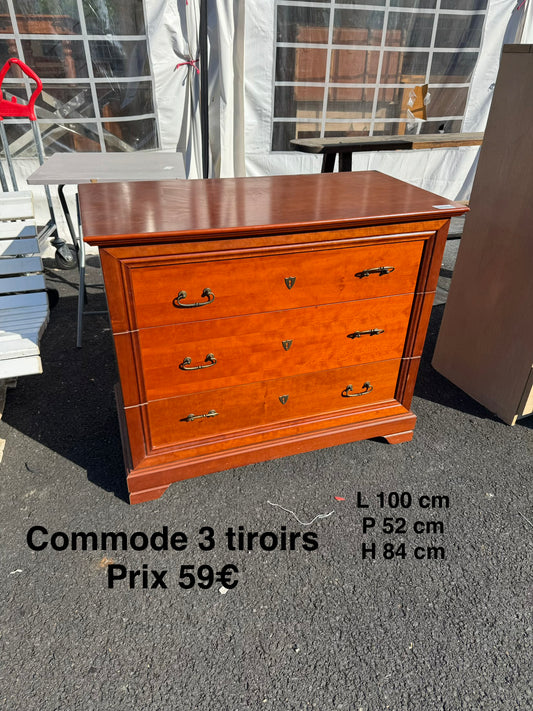 Commode 3 tiroirs 062263