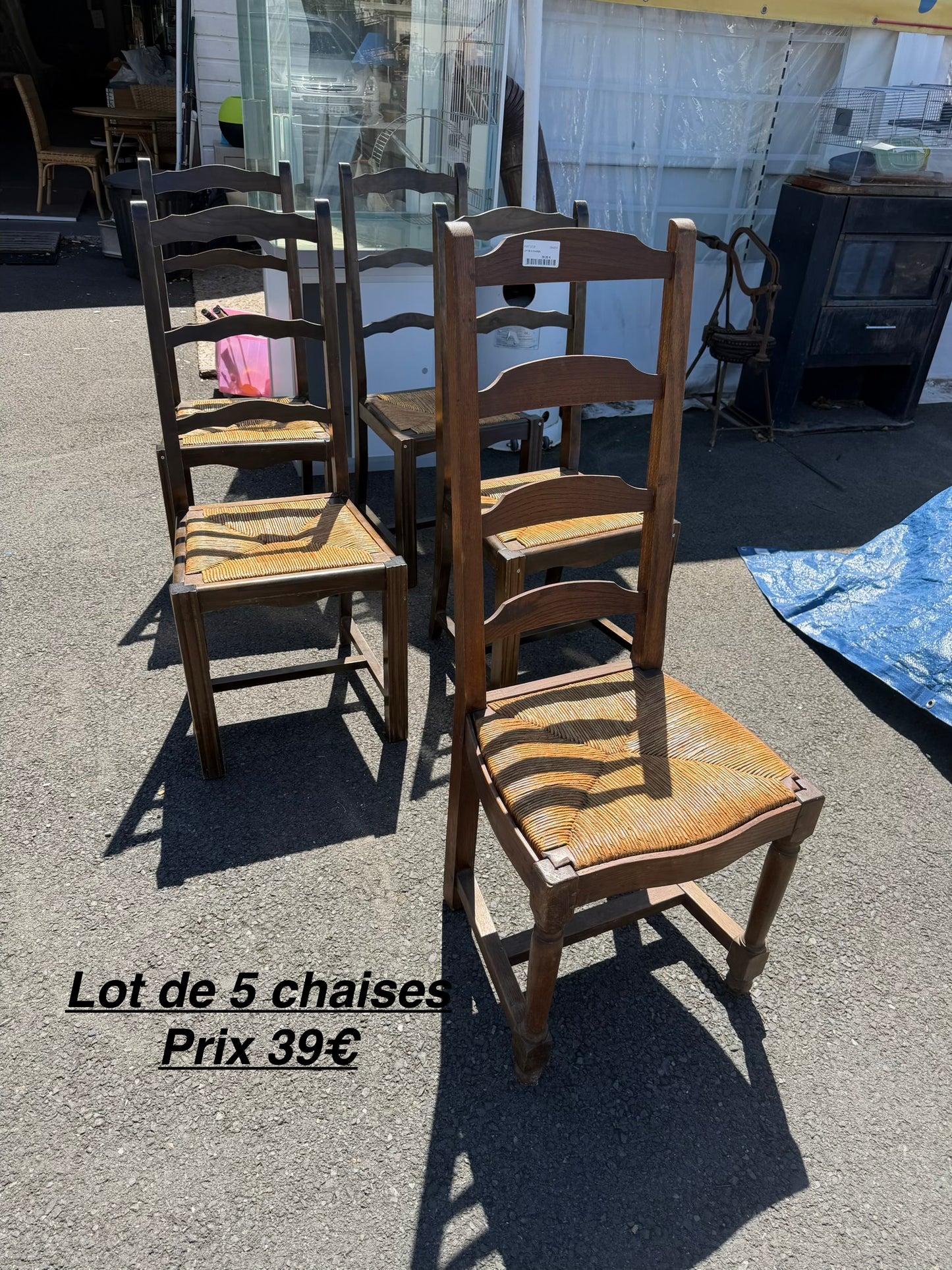 Lot de 5 chaises 064253