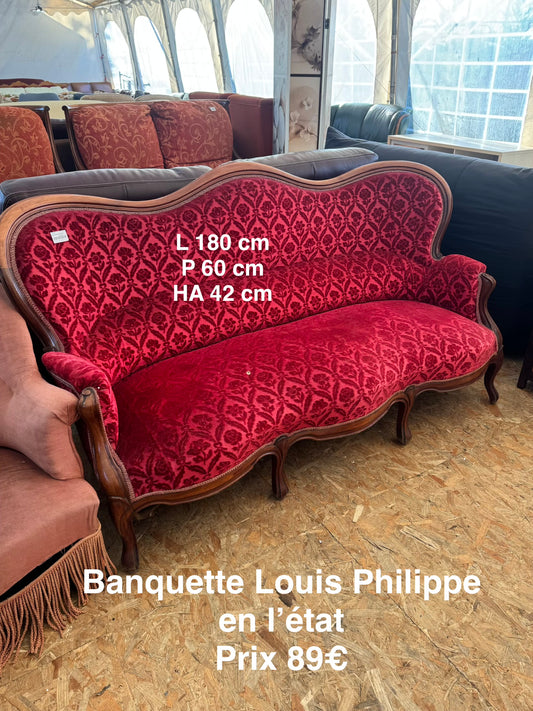 Banquette Louis Philippe en l’état 057525